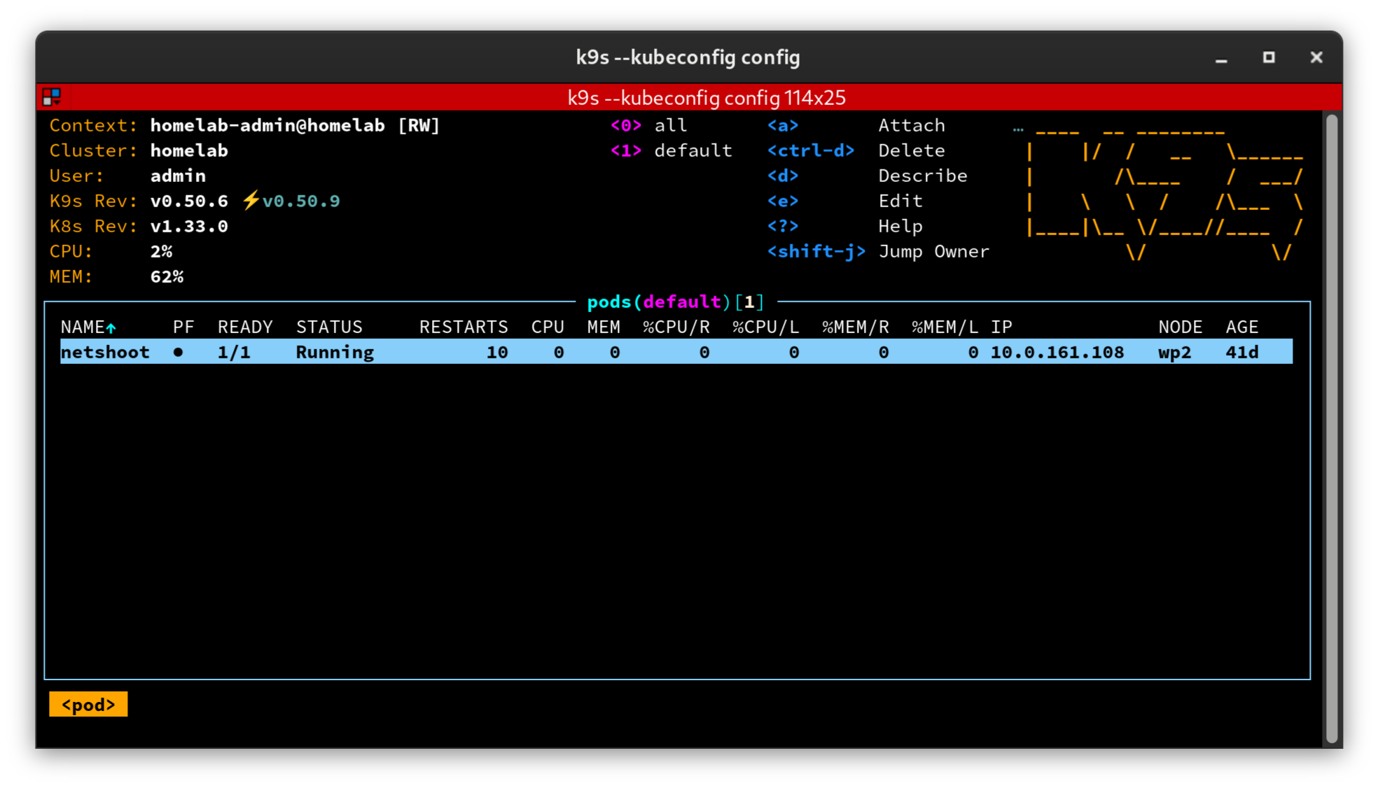 k9s@homelab
